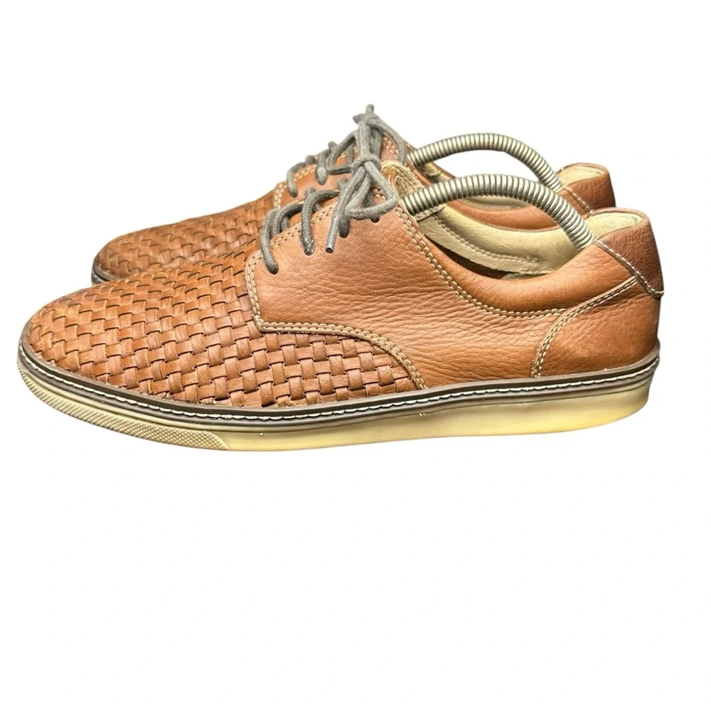 Johnston & Murphy Mcguffey Woven Plain Toe Sneakers - 25-3612 - Men’s Size 8.5 M